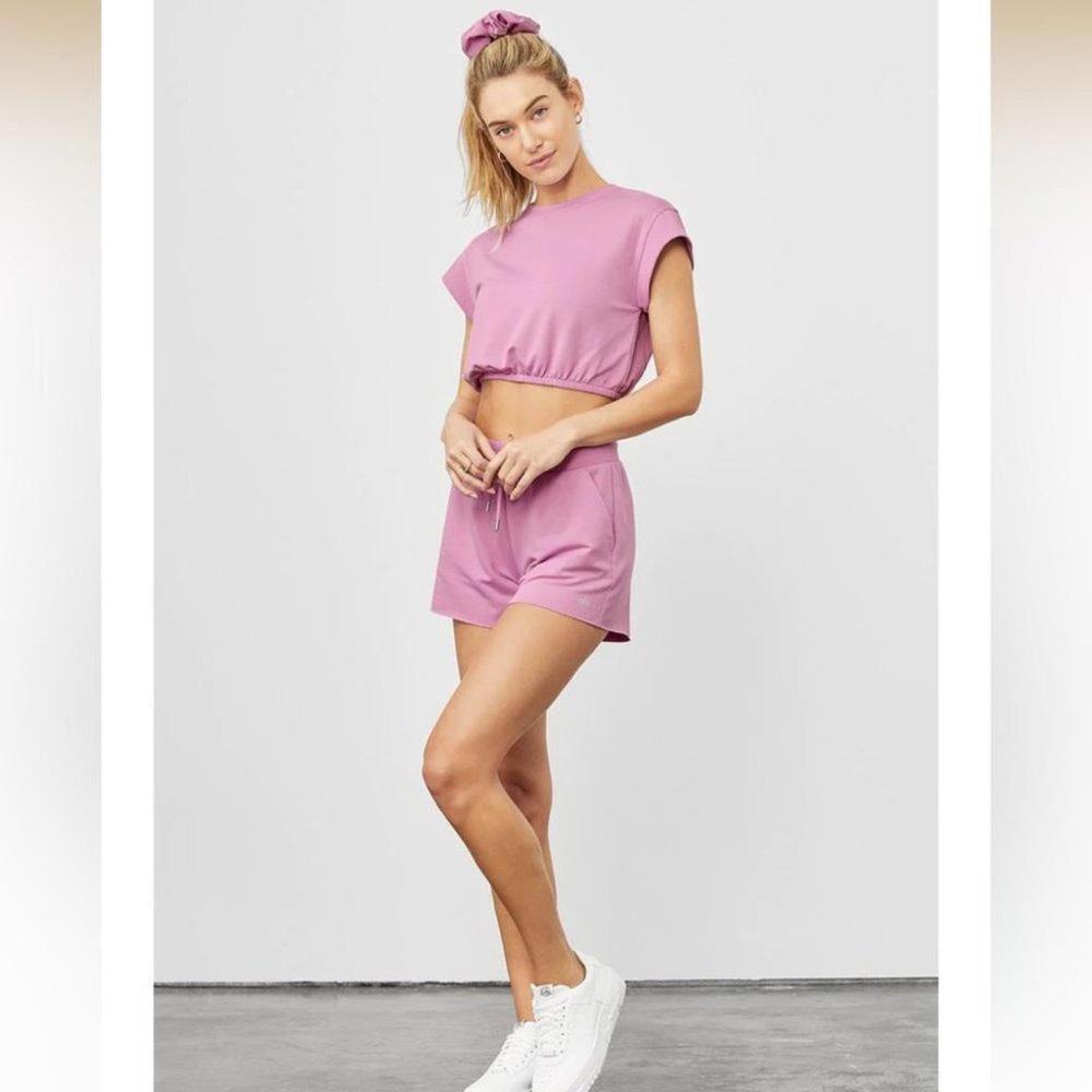 ALO Yoga Dreamy Crop‎ Shirt Size L